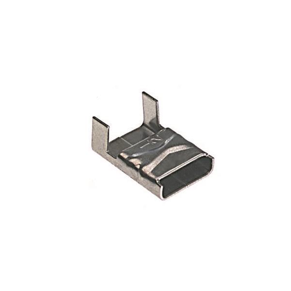 AE4559 Band-It AE455 Uncoated SS316 Clips 15,9 mm (5/8") for band (100 pcs/box)